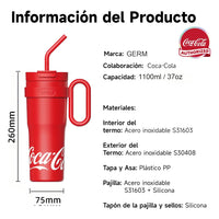 Vaso Térmico Hidrato Coca-Cola | 1100ml / 37oz