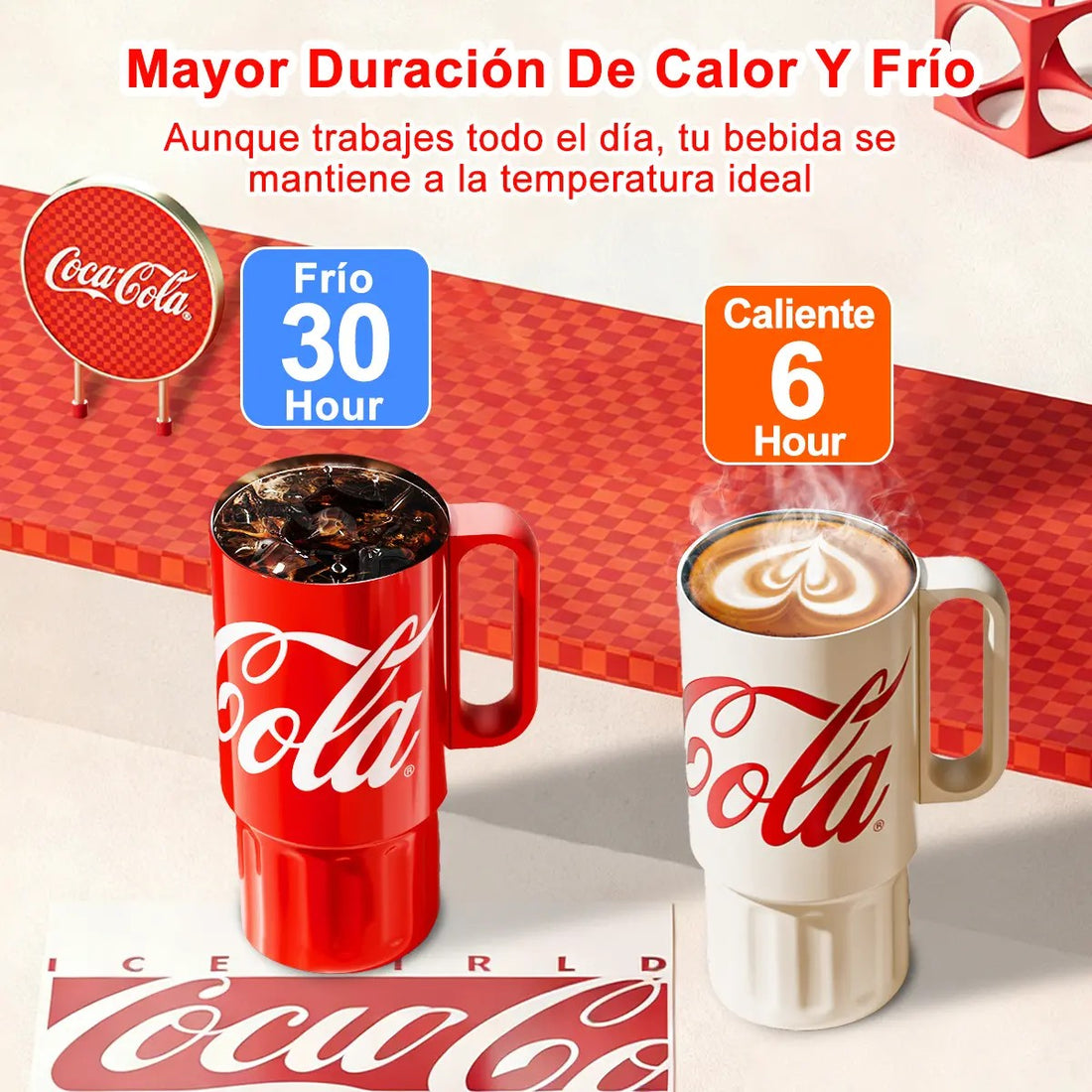 Vaso Térmico Premium Classic Coca-cola | 1200ml / 40oz