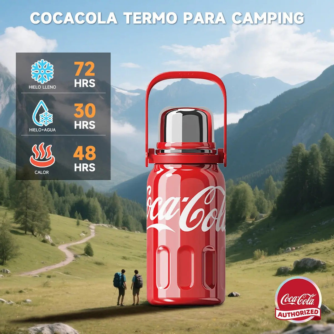 Termo Deportivo con asa Coca-Cola | 800ml / 1200ml