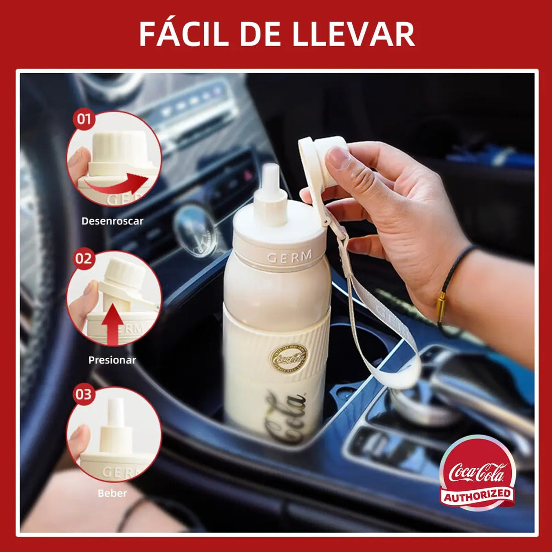 Botella térmica deportiva Coca-Cola | 580ml / 19oz