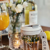 Coca-Cola Oficial Original-Vaso Tritan-Plástico Alimenticio Resistente a impactos resistente a químicos portátil Diseño de tapa de tirador desmontable hermético antideslizante 390ml Rosa/Púrpura/Verde/