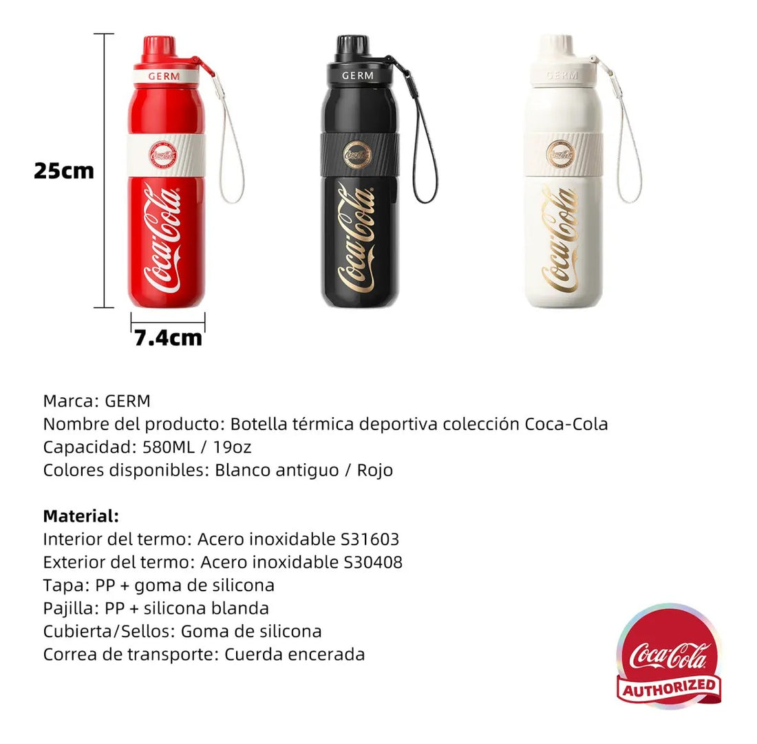 Botella térmica deportiva Coca-Cola | 580ml / 19oz