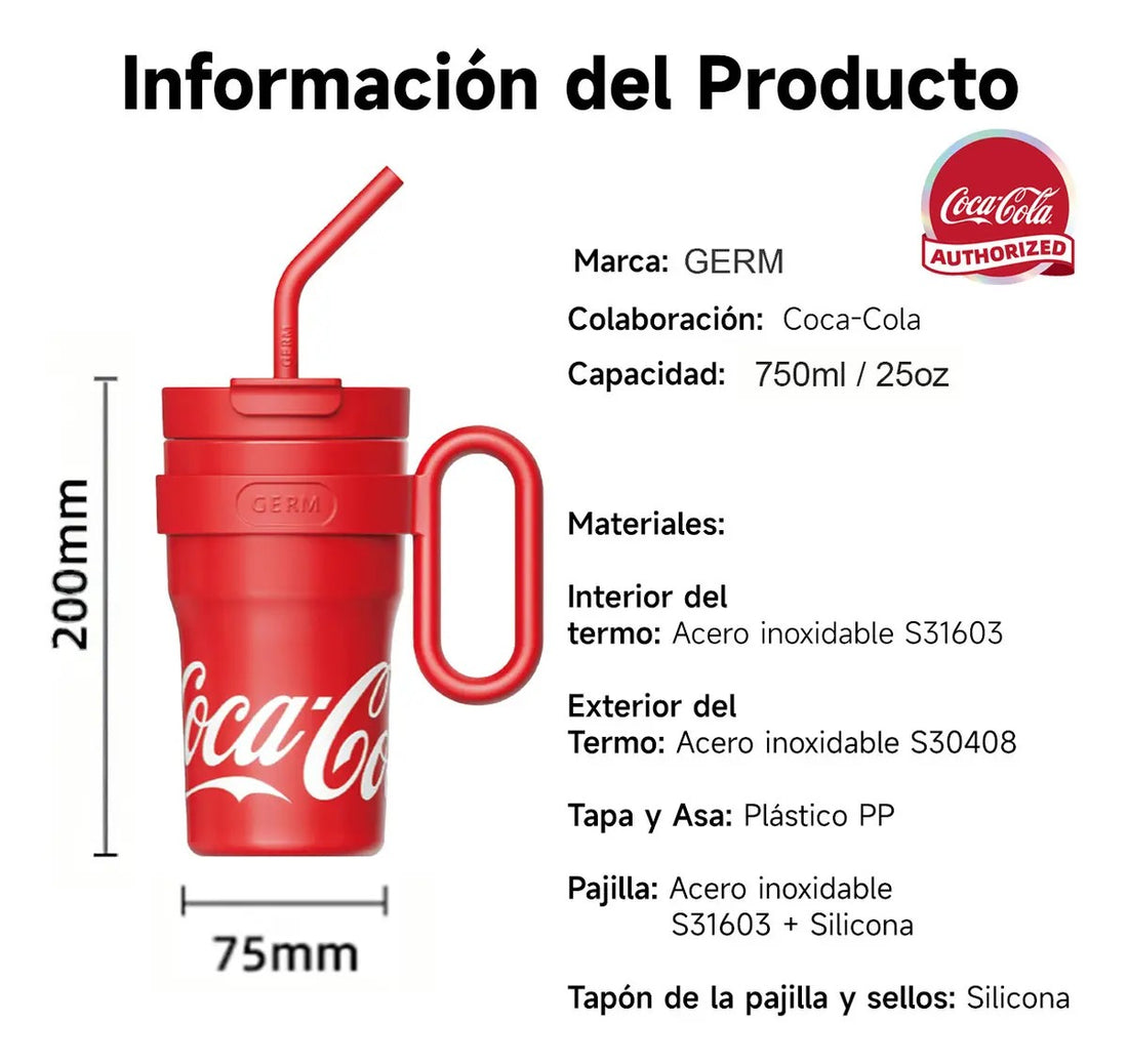 Vaso Térmico Hidrato Coca-Cola | 750ml / 25oz