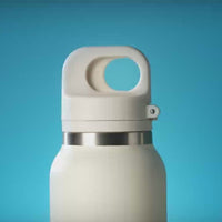 Coca-Cola-Termo Estilo Deportivo Oficial Original de Acero Inoxidable 316 Grado alimenticio Fría/caliente hermética Portátil Apertura y cierre con un solo dedo Doble función de tapa Pajita antideslizante 600ml Blanco/Negro/Rosa＞200